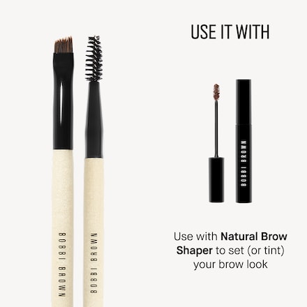 Dual-Ended Eyebrow Definer & Groomer Brush
