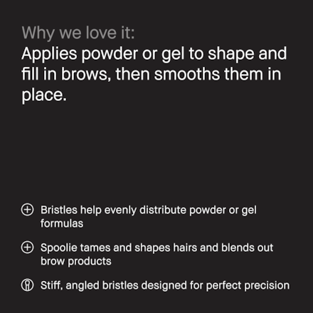 Dual-Ended Eyebrow Definer & Groomer Brush