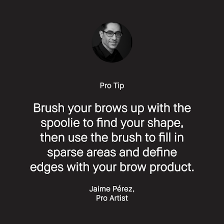 Dual-Ended Eyebrow Definer & Groomer Brush