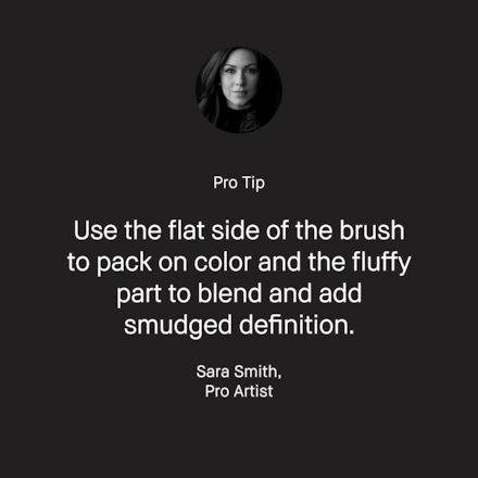 Compact Shaping and Smudging Eyeshadow Brush